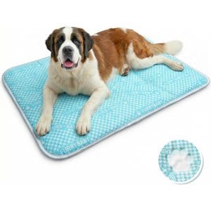 furrybaby Self-Cooling Waterproof Endothermic Color-Changing Dog & Cat Cooling Crate Mat, Ocean Sea, X-Large