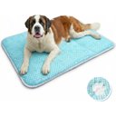 furrybaby Self-Cooling Waterproof Endothermic Color-Changing Dog & Cat Cooling Crate Mat, Ocean Sea, X-Large