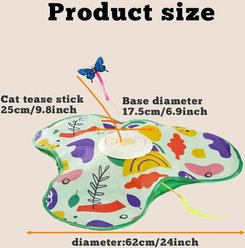 Meowvale 3-in-1 Smart Hide & Seek Interactive Motion Cat Toy, Green slide 2 of 6
