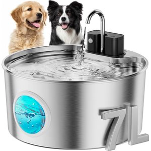 automatic dog water bowl with filter Automatic Dog Water Bowl Dispenser, 8L Gravity Cat Water Dispenser wit –  Nityers main image 0