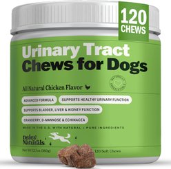Deley Naturals Advanced Urinary Tract Chicken Flavor Dog Supplement, 12.7-oz canister, 120 count