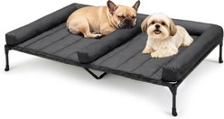 Veehoo Cooling Raised Elevated Double Dog Bed, Silver, XX-Large slide 1 of 7