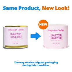 Companion Candles I Love You, I Love You! Sandalwood & Amber Scented Pet-Friendly Candle, 11.8-oz jar slide 2 of 8