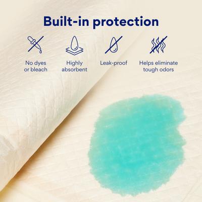 Show full view: Chewy Made X-Large Eco-Conscious Dog Training & Potty Pads (FORMERLY FRISCO), 28 x 34-in, Unscented, 75 count slide 4 of 10