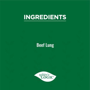 Nature's Logic 100% Natural Beef Lung Dehydrated Dog & Cat Treats, 1-lb bag