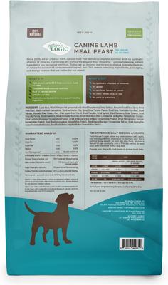 Show full view: Nature's Logic 100% Natural Canine Lamb Meal Feast All Life Stages Dry Dog Food, 25-lb bag slide 6 of 11