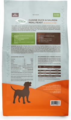 Show full view: Nature's Logic 100% Natural Canine Duck & Salmon Meal Feast All Life Stages Dry Dog Food, 25-lb bag slide 6 of 11