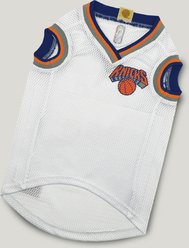 Pets First NBA Dog Road Jersey, White, Medium, New York Knicks slide 2 of 5