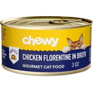 Chewy Made Medleys Chicken Florentine in Broth Wet Cat Food, 3-oz can, case of 24