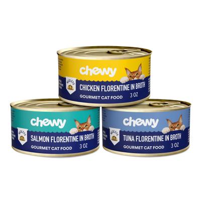 Show full view: Chewy Made Medleys Florentine Variety Pack Canned Wet Cat Food, 3-oz can, bundle of 24 slide 3 of 10