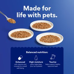Chewy Made Grilled Poultry & Beef Feast Variety Pack Canned Wet Cat Food, 3-oz can, case of 6 slide 2 of 9