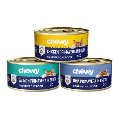 Show full view: Chewy Made Medleys Primavera Variety Pack Canned Wet Cat Food, 3-oz can, bundle of 24 slide 3 of 10