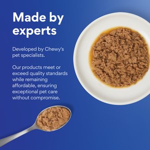 Chewy Made Grilled Chicken Feast in Gravy Canned Wet Cat Food, 3-oz can, case of 6