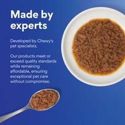 Chewy Made Grilled Seafood Feast in Gravy Canned Wet Cat Food, 3-oz can, case of 6 slide 2 of 9