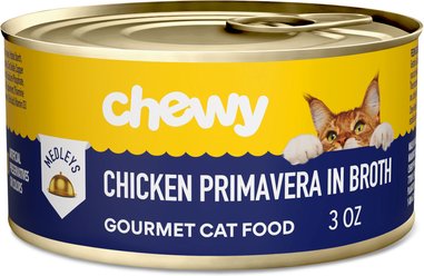 Chewy Made Medleys Chicken Primavera in Broth Wet Cat Food, 3-oz can, case of 24