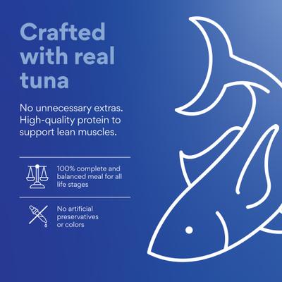 Show full view: Chewy Made Grilled Tuna Feast in Gravy Canned Wet Cat Food, 3-oz can, case of 24 slide 6 of 10