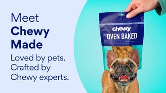 Meet Chewy Made. Loved by pets. Crafted by Chewy experts.