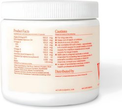 WildKind Allergy Support Salmon Flavored Soft Chew Skin & Coat Supplement for Dogs, 120 count slide 2 of 3