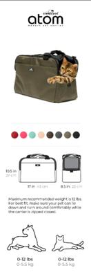 Show full view: Sleepypod Atom Bag Dog Carrier, Dark Chocolate slide 7 of 7
