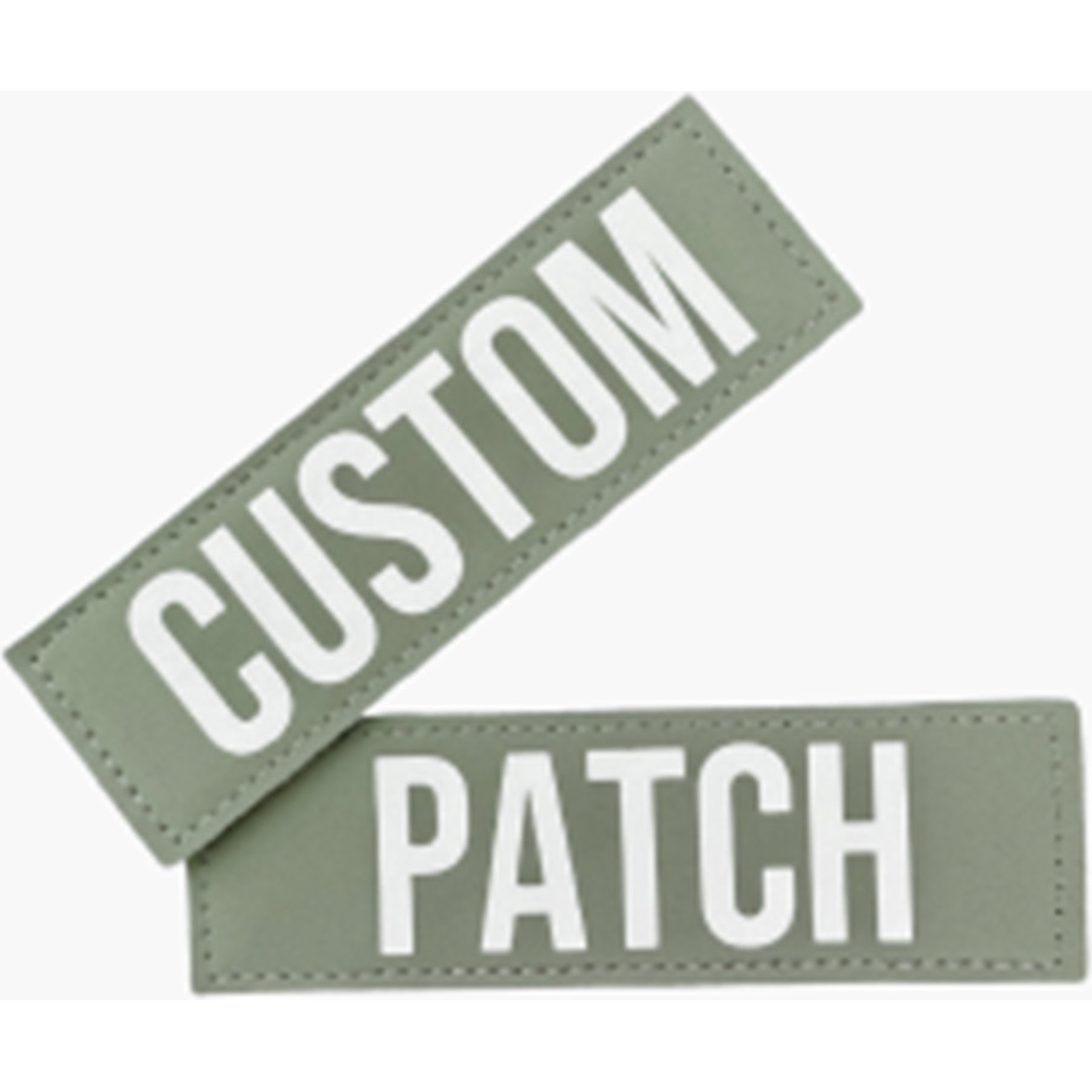 Dog Friendly Co. Personalized Dog Harness Patch, Premium Khaki, Small