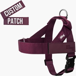 Dog Friendly Co. Personalized Dog Harness Patch, Premium Burgundy, Regular slide 2 of 2