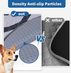 Oiyeefo Washable Reusable Super Absorbent Floor Mat with Pheromones Dog Pee Pads, Gray, 48 x 48-in, 2 count slide 2 of 7