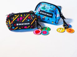 Oh My Millie Groovy Embellishment Dog ID Tag Accessory Charm Set, Pink/Green/Light Blue slide 2 of 3