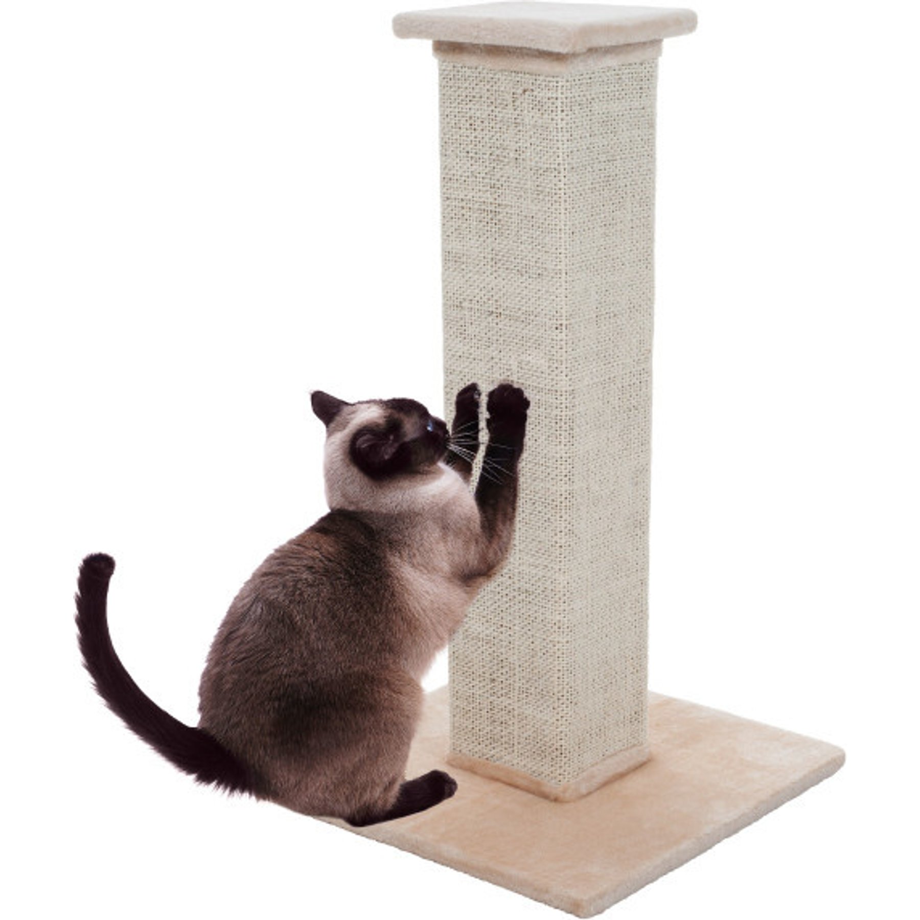 Pet Adobe 27.5-in Sisal & Burlap Cat Scratching Post