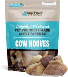 Raw Paws Cow Hooves Dog Chews, 10 count