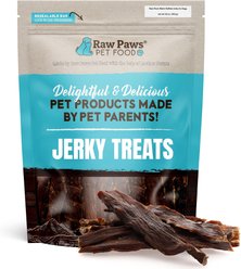 Raw Paws Water Buffalo Dog Jerky Treats, 16-oz bag