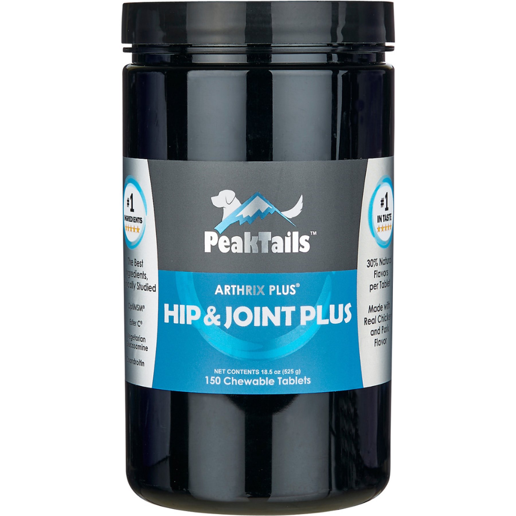PeakTails Arthrix Hip & Joint Plus Dog Supplement, 150 count