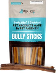 Raw Paws 12-inch Jumbo Bully Sticks Dog Treats, 5 count