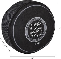 Littlearth NHL Hockey Puck Dog Toy, Carolina Hurricanes slide 2 of 5
