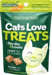 Birdie & Louie Tuna Tango Pillow Crunchy Cat Treats, 3-oz bag