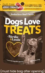 Birdie & Louie Bodacious Beef Jerky Dog Treats, 6-oz bag slide 2 of 2