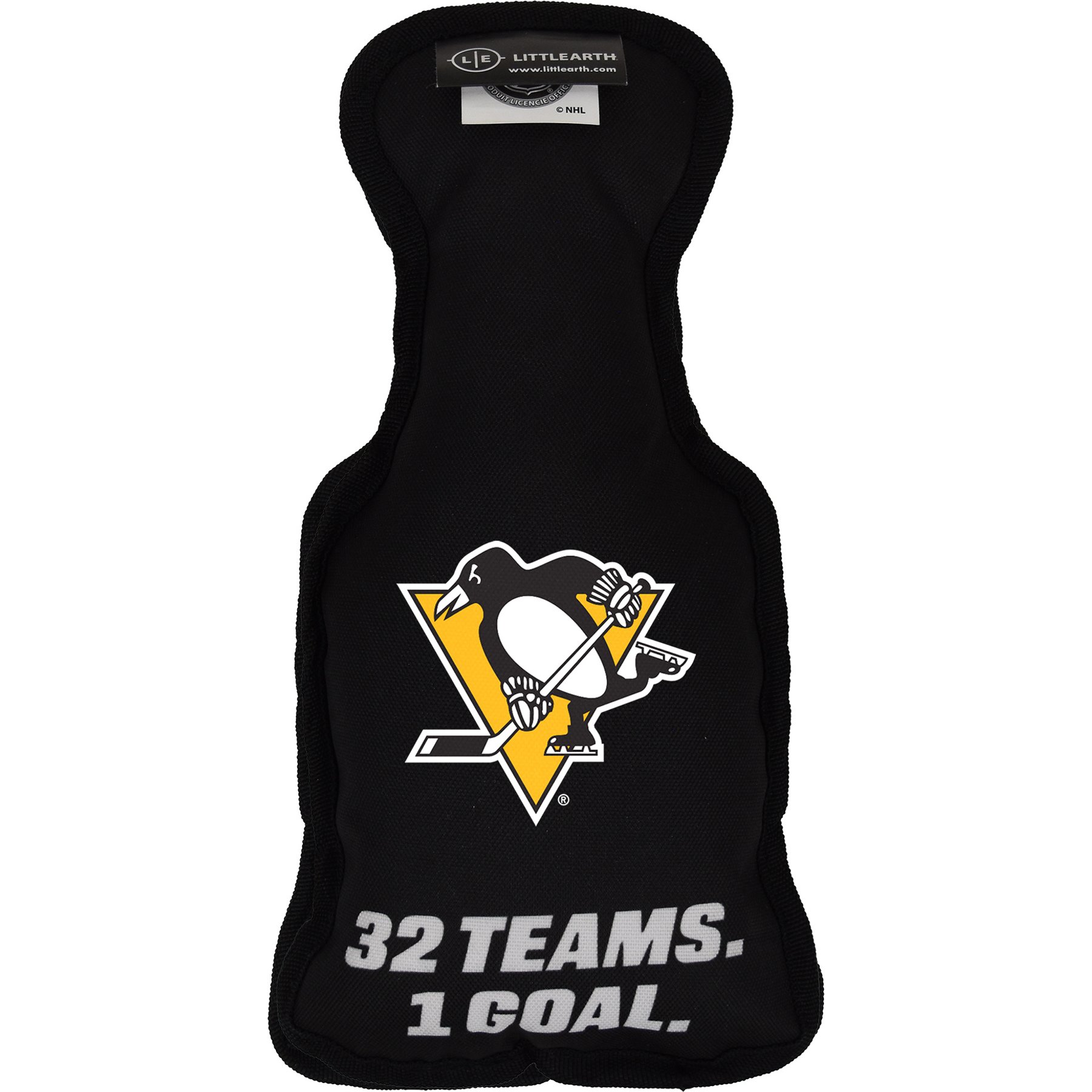 Littlearth NHL Stanley Cup Dog Toy, Pittsburgh Penguins