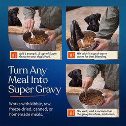 CLEAR CONSCIENCE PET SuperGravy Arfredo Yogurt Cheese Digestive Health Gluten Free Powder Supplement Dog Food Topper, 9-oz bag slide 2 of 9