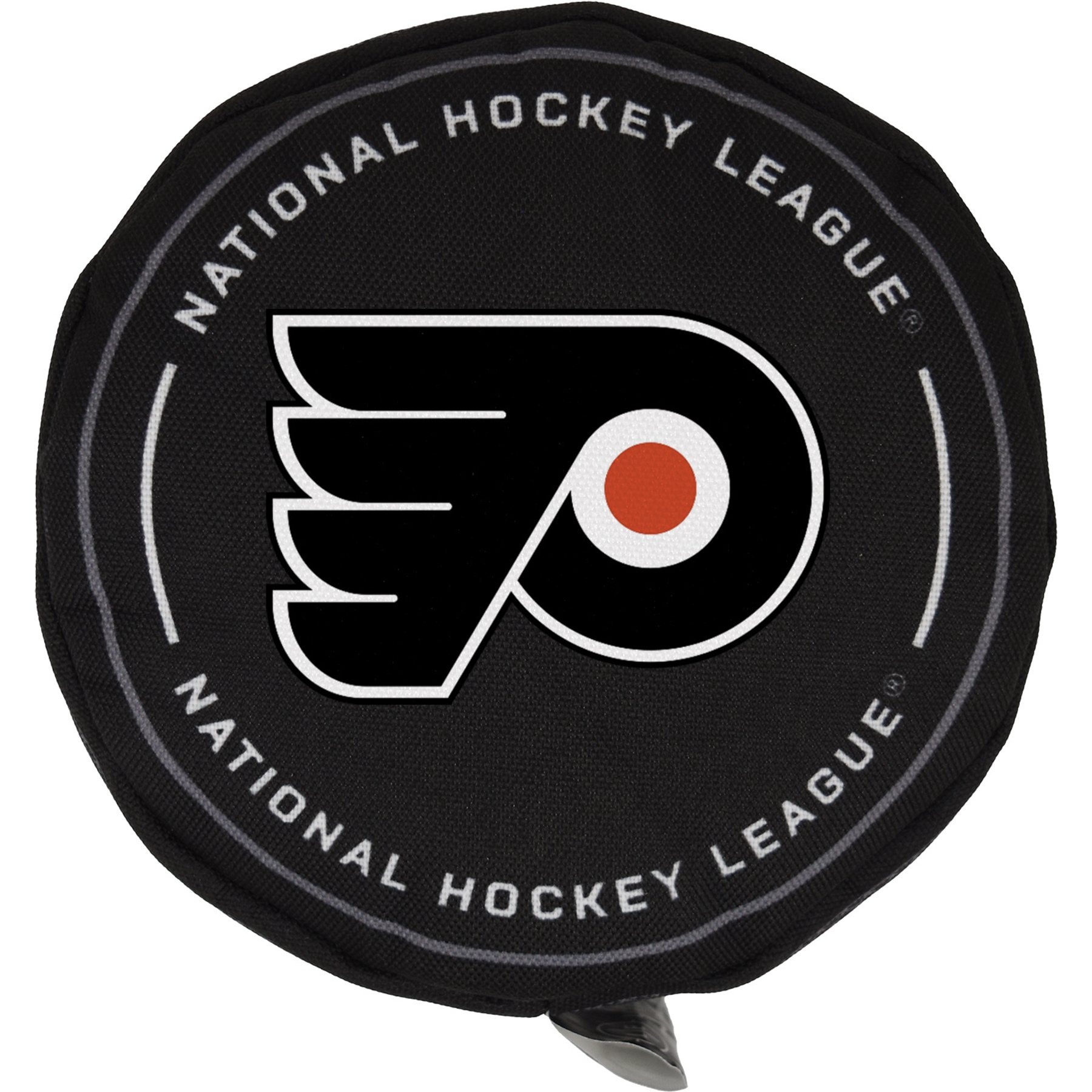 Littlearth NHL Hockey Puck Dog Toy, Philadelphia Flyers