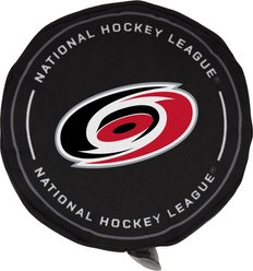 Littlearth NHL Hockey Puck Dog Toy, Carolina Hurricanes
