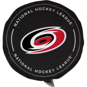 Littlearth NHL Hockey Puck Dog Toy, Carolina Hurricanes