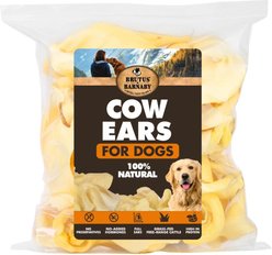 Brutus & Barnaby Premium Whole Cow Ears Puppy Natural Dog Chew - 25 count