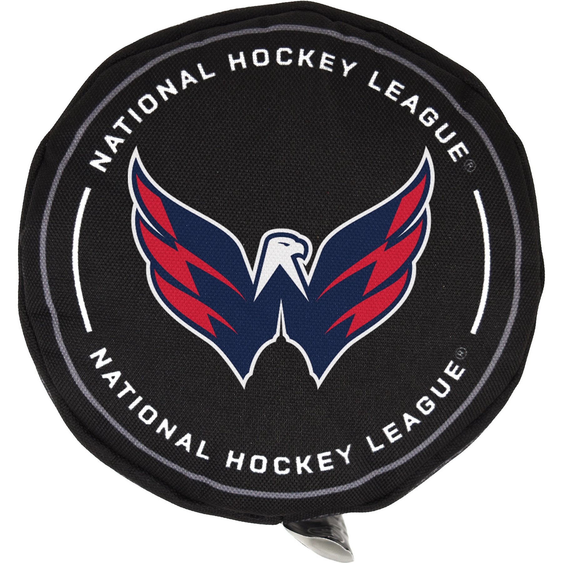 Littlearth NHL Hockey Puck Dog Toy, Washington Capitals