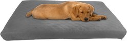 Pet Adobe Waterproof Indoor/Outdoor Memory Foam Dog Bed, Gray, Large