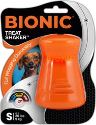 Bionic Tough Chewer Treat Dispenser Dog Toy, Orange, Small