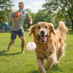allforpaws Wag Play Tennis Ball Blaster Pro 60-ft Training Launcher Dog Toy, Orange, 16.1 x 3.9 x 8.3-in slide 2 of 8