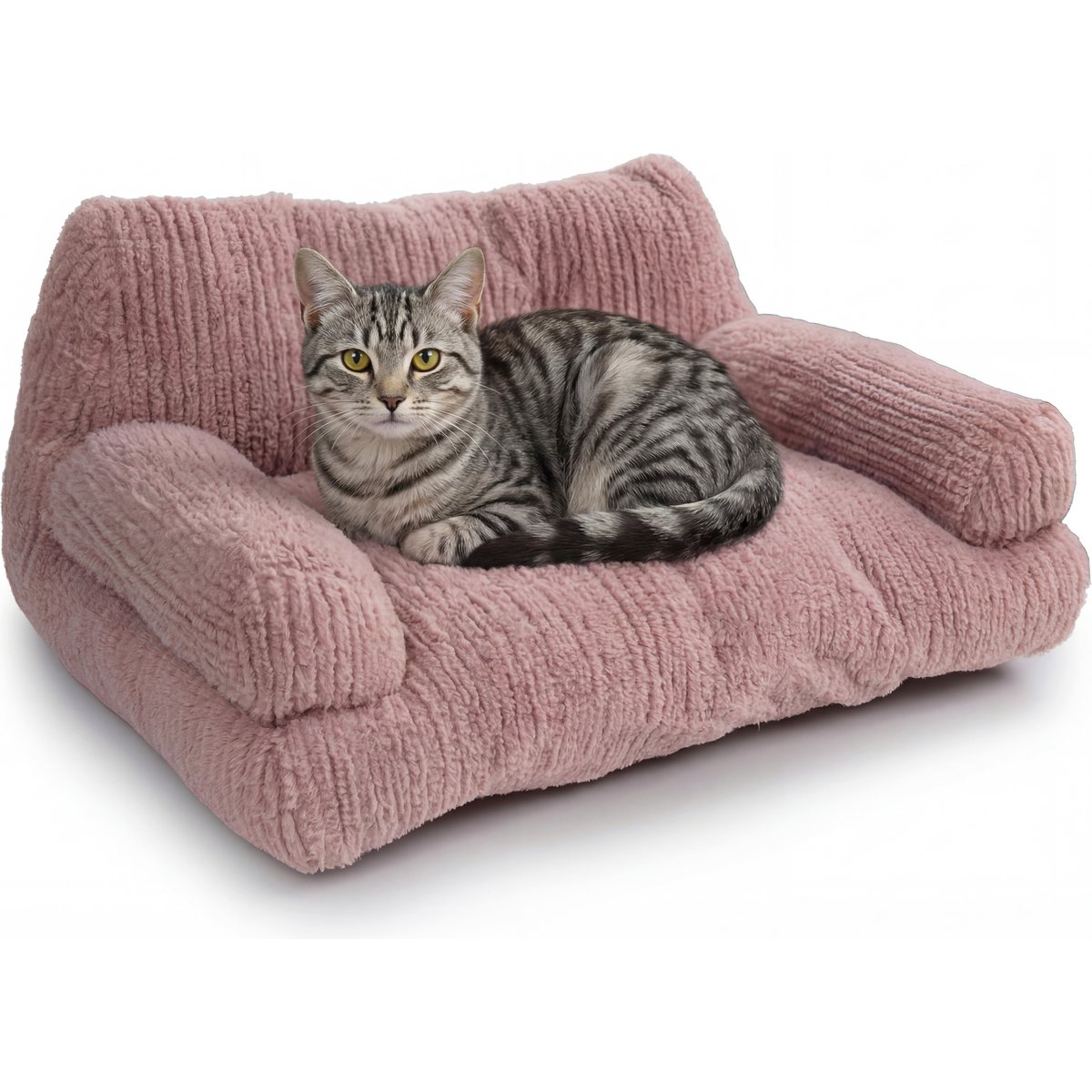 Catstages Chillin Furniture Style Sofa Cat Bed, Blush