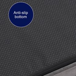 MIXJOY C-Shaped Orthopedic Memory Foam Bolster Dog Bed with Anti-Slip Bottom, Grey, XX-Large slide 2 of 9