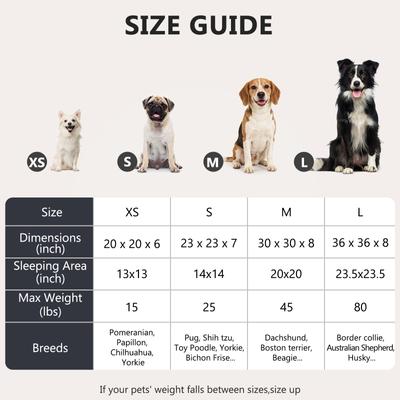 Show full view: MIXJOY Ultra Soft Machine Washable Bolster Dog & Cat Bed, Brown, X-Small slide 7 of 8