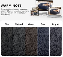 MIXJOY Ultra Soft Machine Washable Bolster Dog & Cat Bed, Dark Grey, X-Small slide 2 of 8