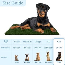 Pet Adobe Washable Artificial Grass Dog Pee Pads Refill, 3 count, X-Large: 41 x 27-in slide 2 of 9